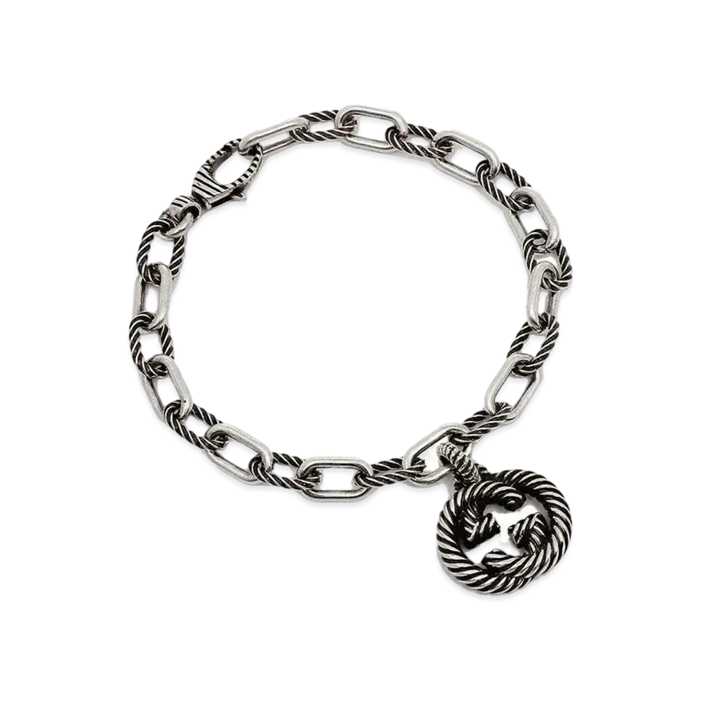 GUCCI Silver Bracelet With Interlocking G
