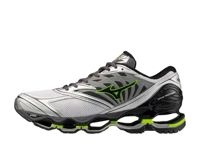 Mizuno Wave Prophecy LS "Light Grey/Black/Lime Green"