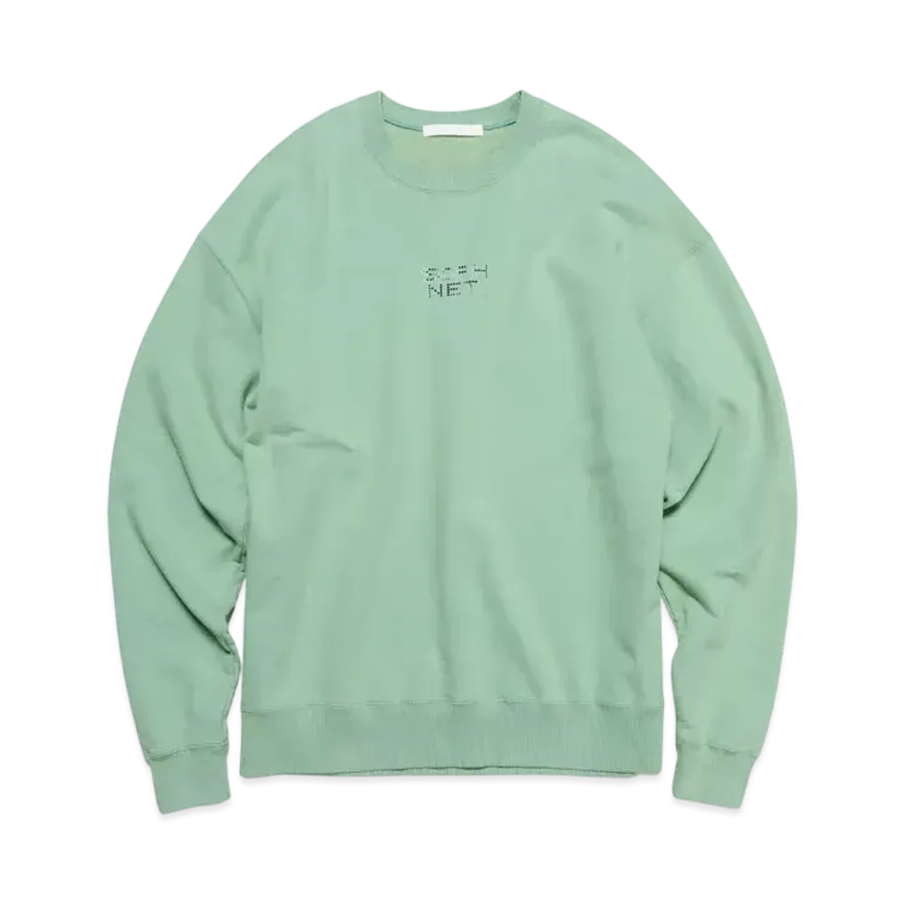 SOPHNET. Simon Taylor: Dot Mask Crewneck "Light Blue"