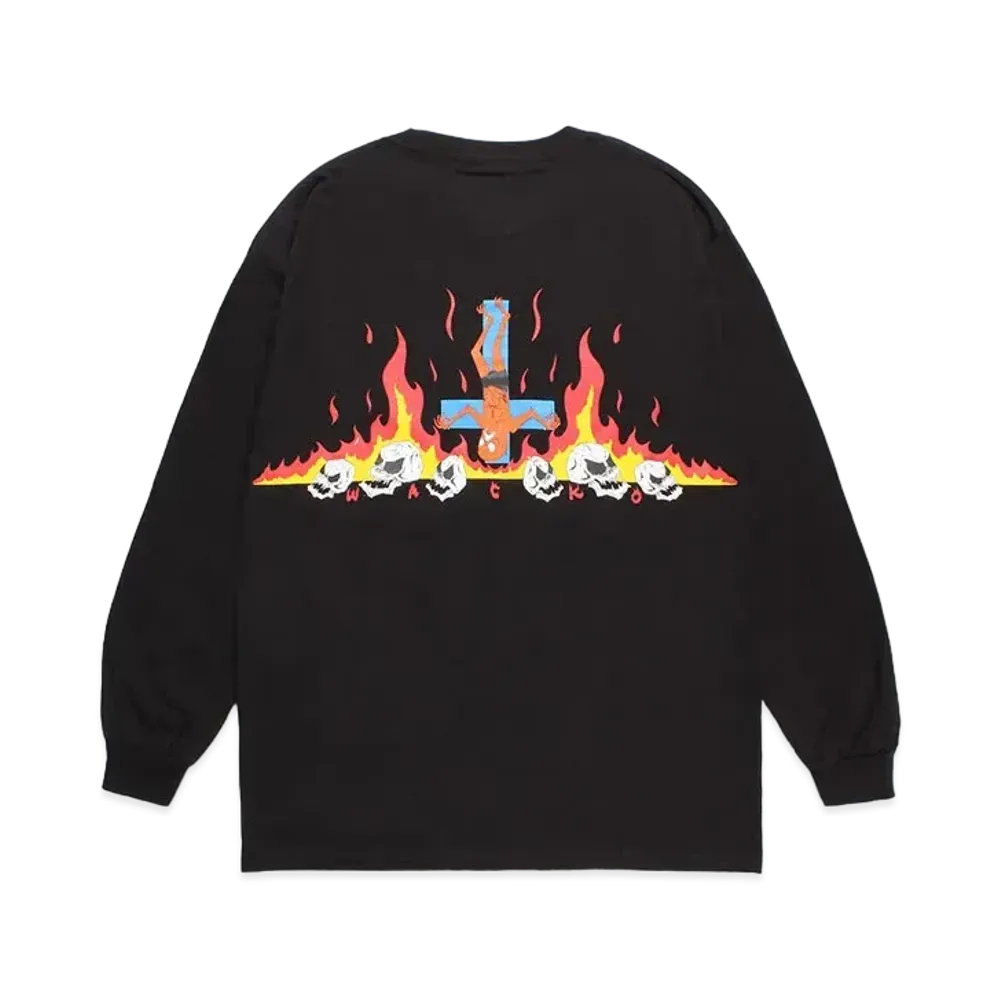 WACKO MARIA x neckface / Long Sleeve T-Shirt "Black"