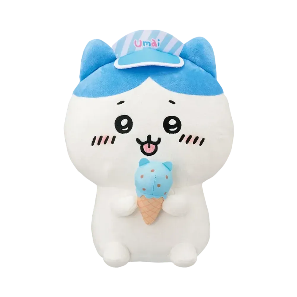 BANDAI "Ichiban Kuji" -Chikawa ~SWEETS SHOP~- B Prize Hachiware Ice Cream Plush