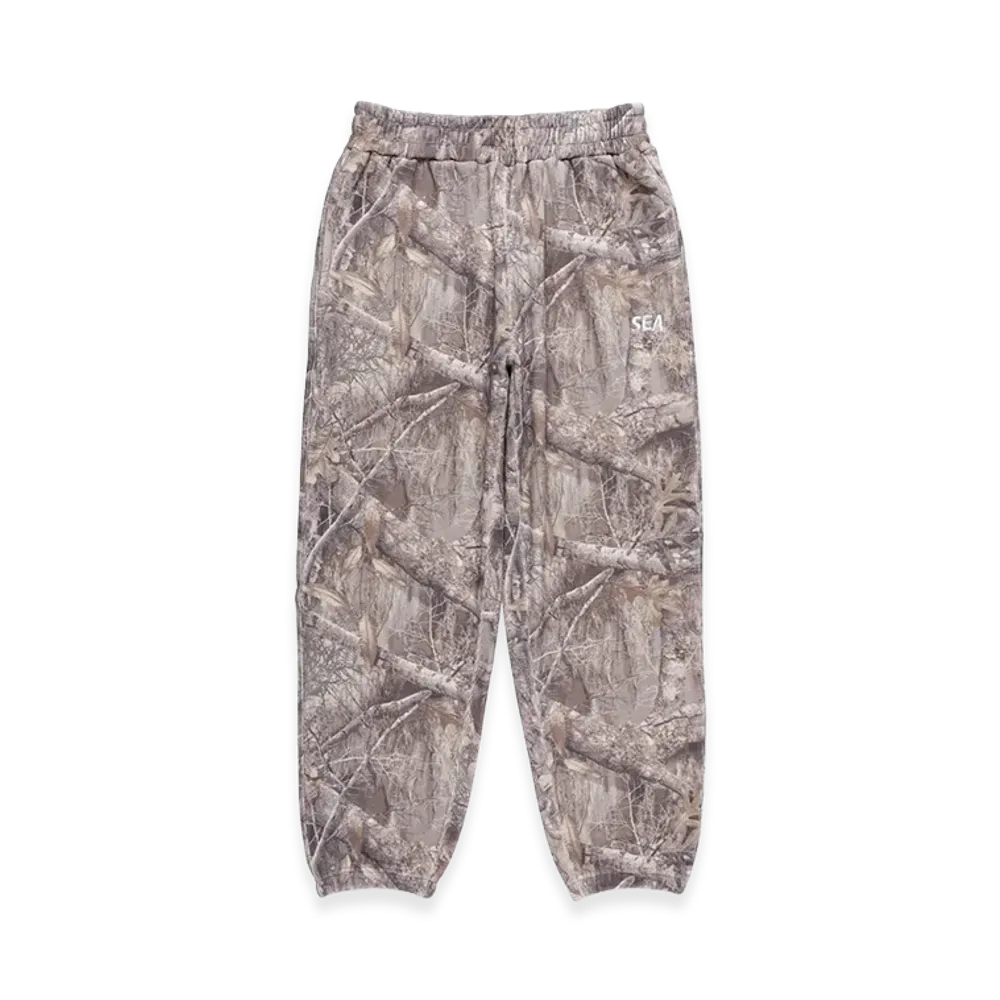WIND AND SEA Heavy Waffle Sweat Pants "Camo"