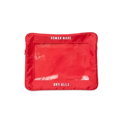 HUMAN MADE TRAVEL CASE LARGE "Red"