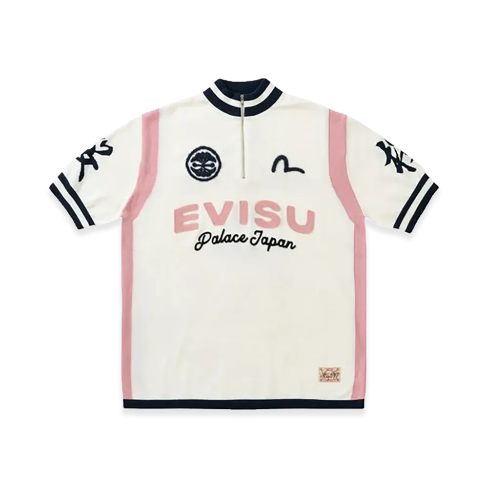 PALACE x EVISU Cycle Knit "Off White"