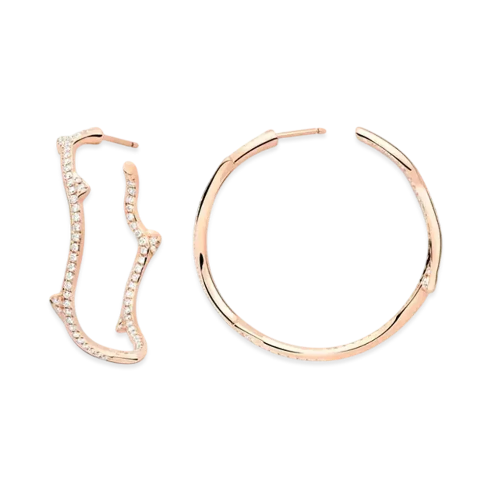 Dior Bois de Rose Earrings "Pink Gold/Diamond"