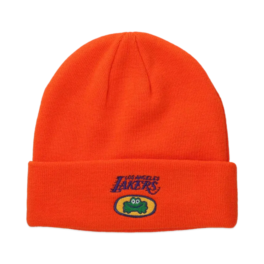 WIND AND SEA x NBA CHAMPIONS x PARAPPA THE RAPPER Knit Cap Lakers "Orange"