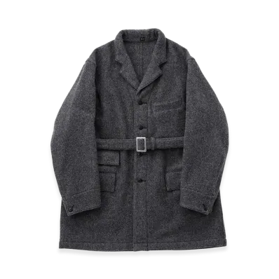 T.T Taiga Takahashi LOT.401 Belted Engineer Coat "Gray"