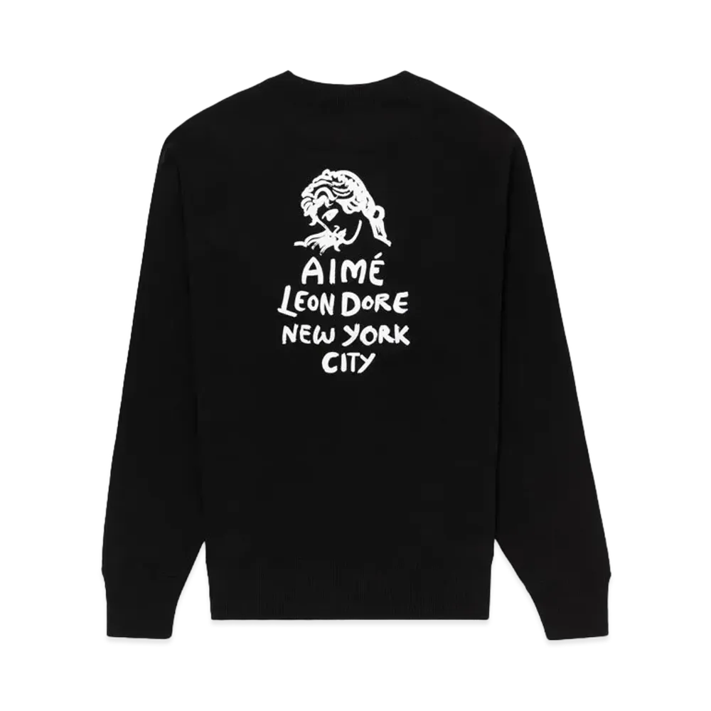 Aime Leon Dore Form Logo Crewneck Sweatshirt "Navy"