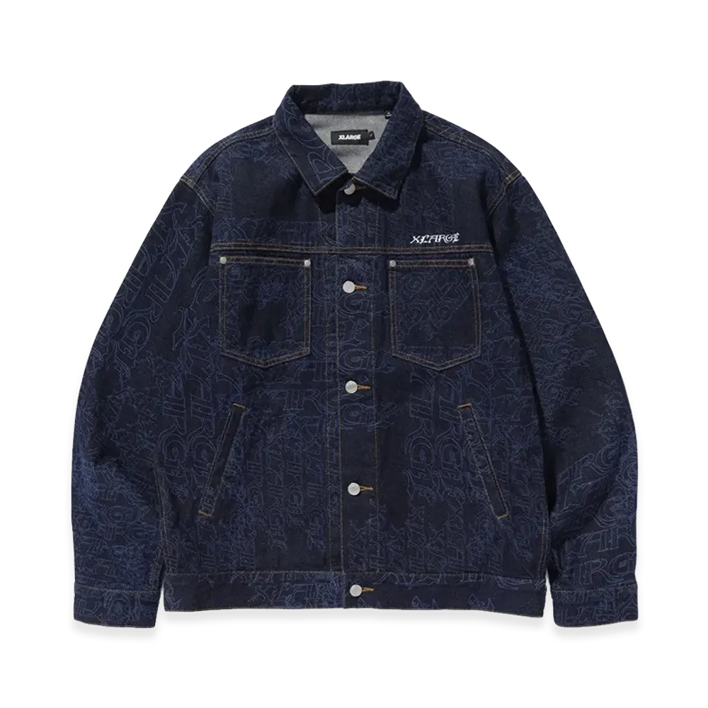 XLARGE Emb Denim Jacket "Indigo"