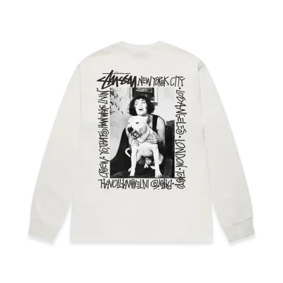 Stussy How We're Livin' Pigment Dyed LS Tee "Natural"