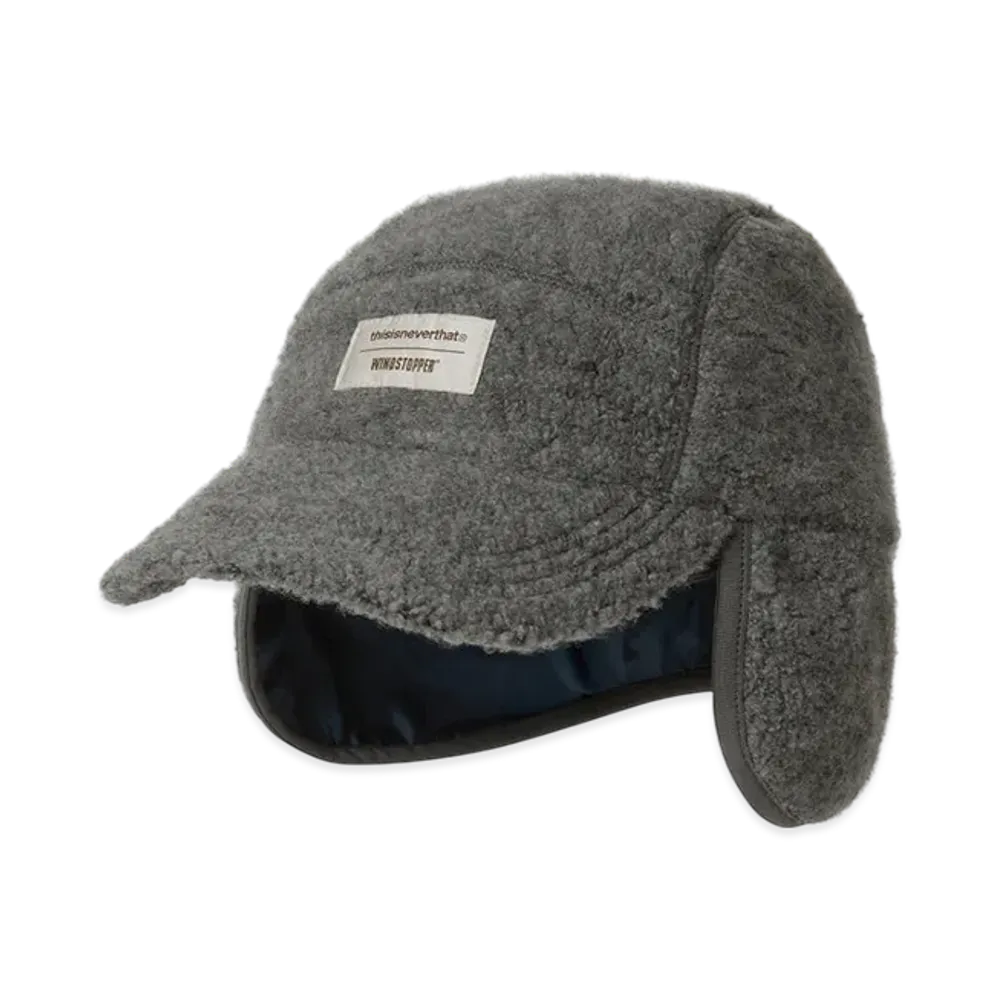 thisisneverthat x GORE-TEX Windstopper Wool Fleece Cap "Heather Grey"