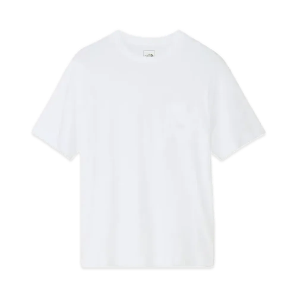 The North Face Short Sleeve Small Logo Pocket Tee "White"