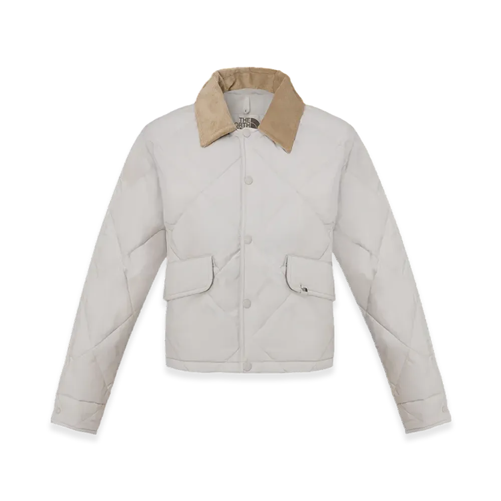 The North Face Fluffy On Ball Jacket (W) "White Sand"