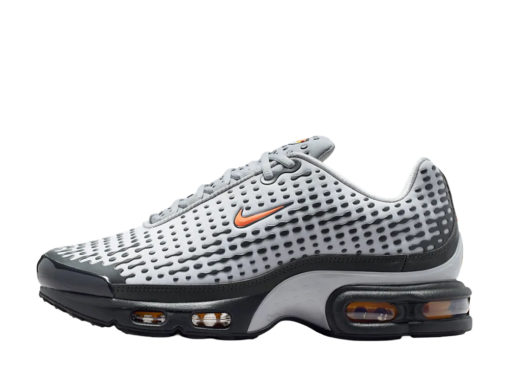 ナイキ エアマックスプラス7 "ライトスモークグレー/ホットカリー"