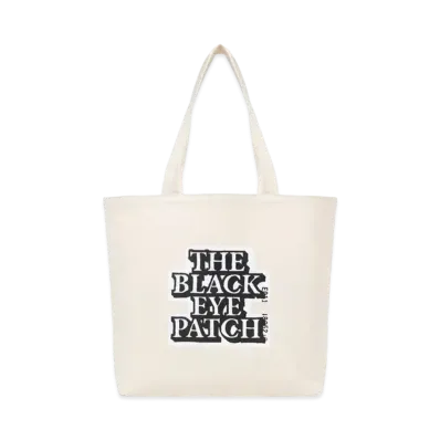 BlackEyePatch OG Label Tote Bag "Off White"