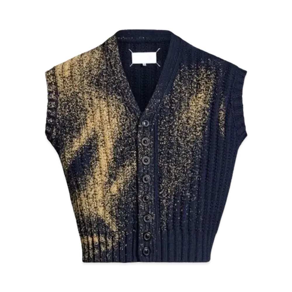 Maison Margiela Sandstorm Vest Cardigan "Navy"