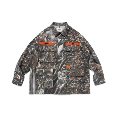 WTAPS JMOD 02 / LS / Cotton. Ripstop. Wed Camo. Identity "Wed Camo"