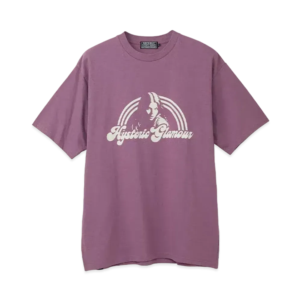 HYSTERIC GLAMOUR HG Rainbow Tee "Purple"