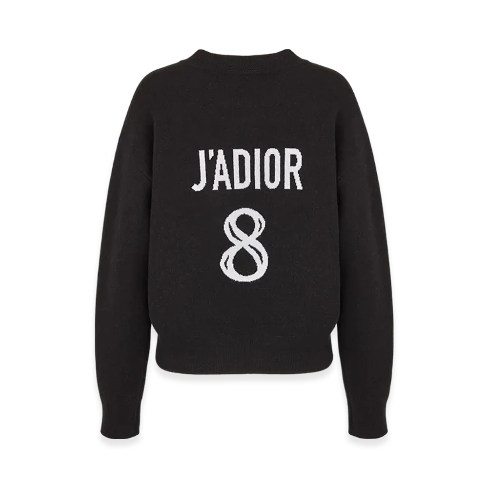 Dior Women's J'Adior 8 Boxy Sweater Cashmere "Black"