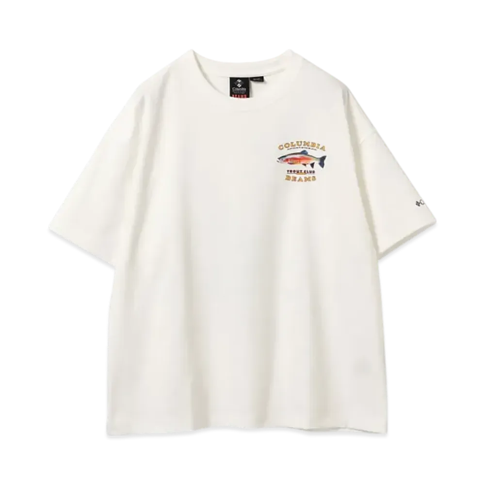 BEAMS x Columbia PFG Exclusive Women's Graphic Tee "White"