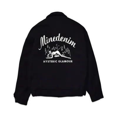 MINEDENIM x HYSTERIC GLAMOUR F.Black Denim Jacket "Black"