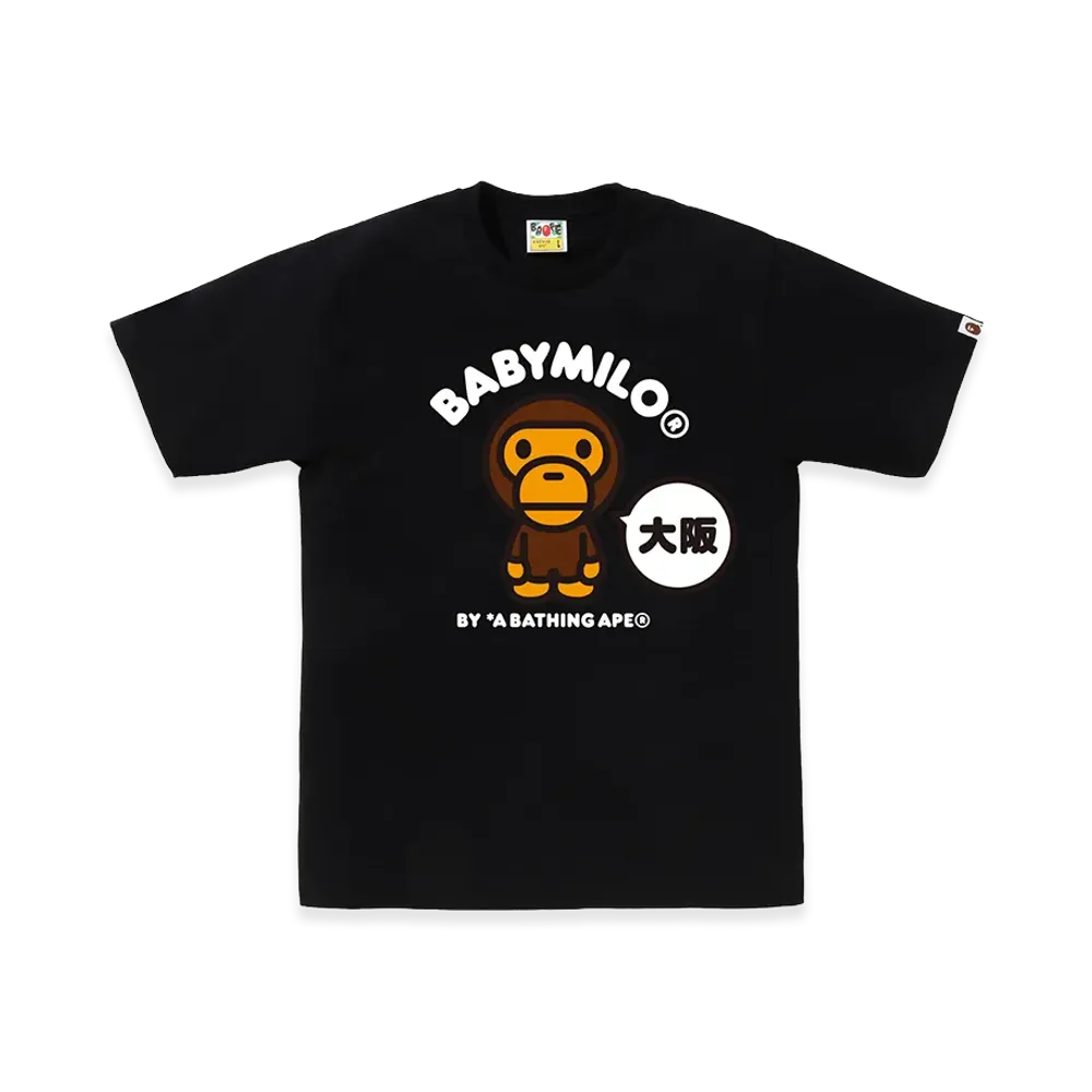 A BATHING APE Osaka Exclusive Baby Milo Osaka Tee "Black"