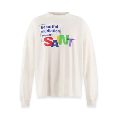 SAINT Mxxxxxx LS Tee Beautiful Saint "White"