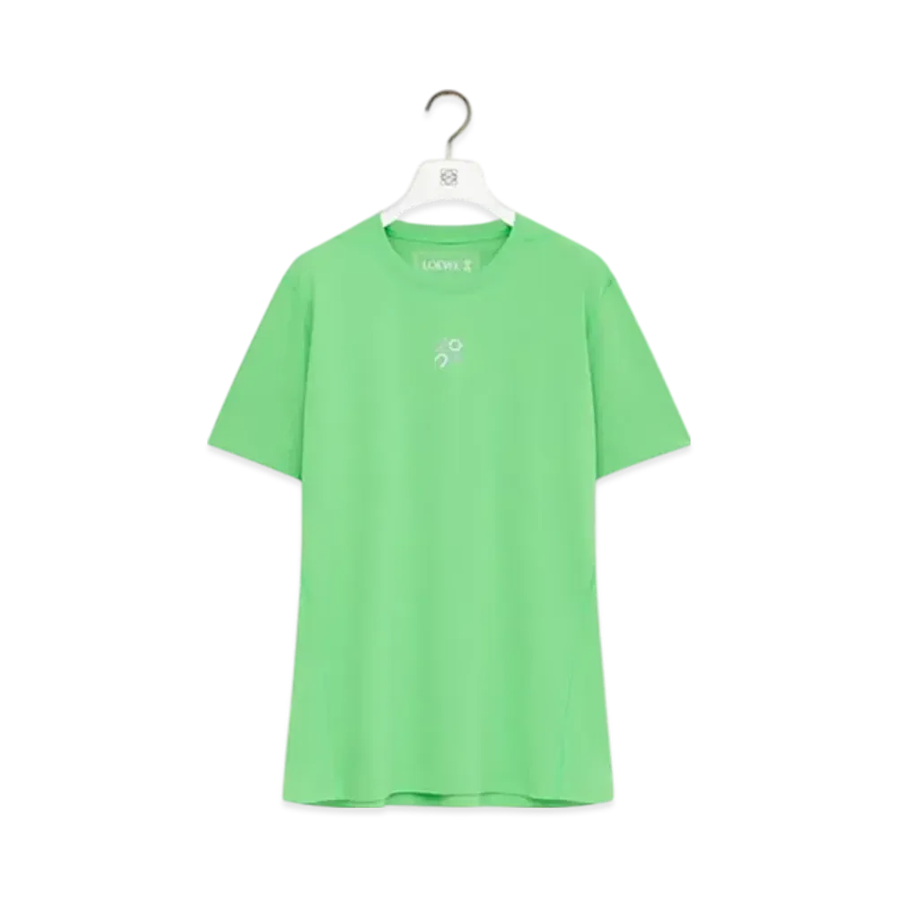 LOEWE x On Active T-Shirt in Technical Jersey "Green"
