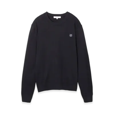Maison Kitsune Bold Fox Head Patch Regular Jumper "Black"