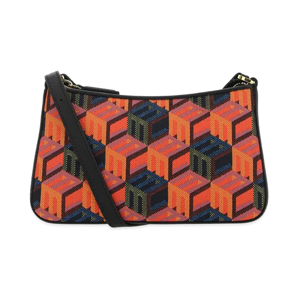 MCM Women's Embroidered Fabric Rockstar Crossbody Bag "Multi"