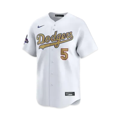 MLB Los Angeles Dodgers 2025 Gold Collection Men's Freddie Freeman Nike Limited Jersey "White"