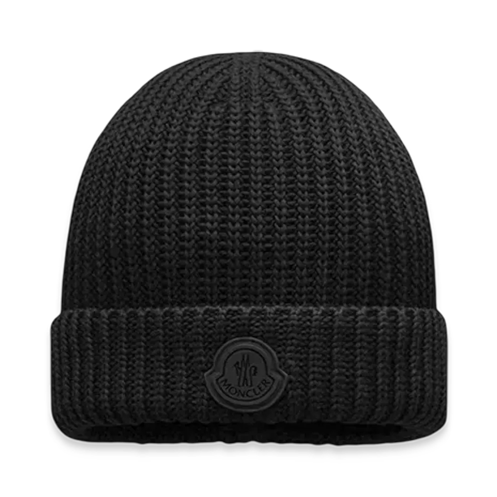 MONCLER Cotton Beanie "Black"