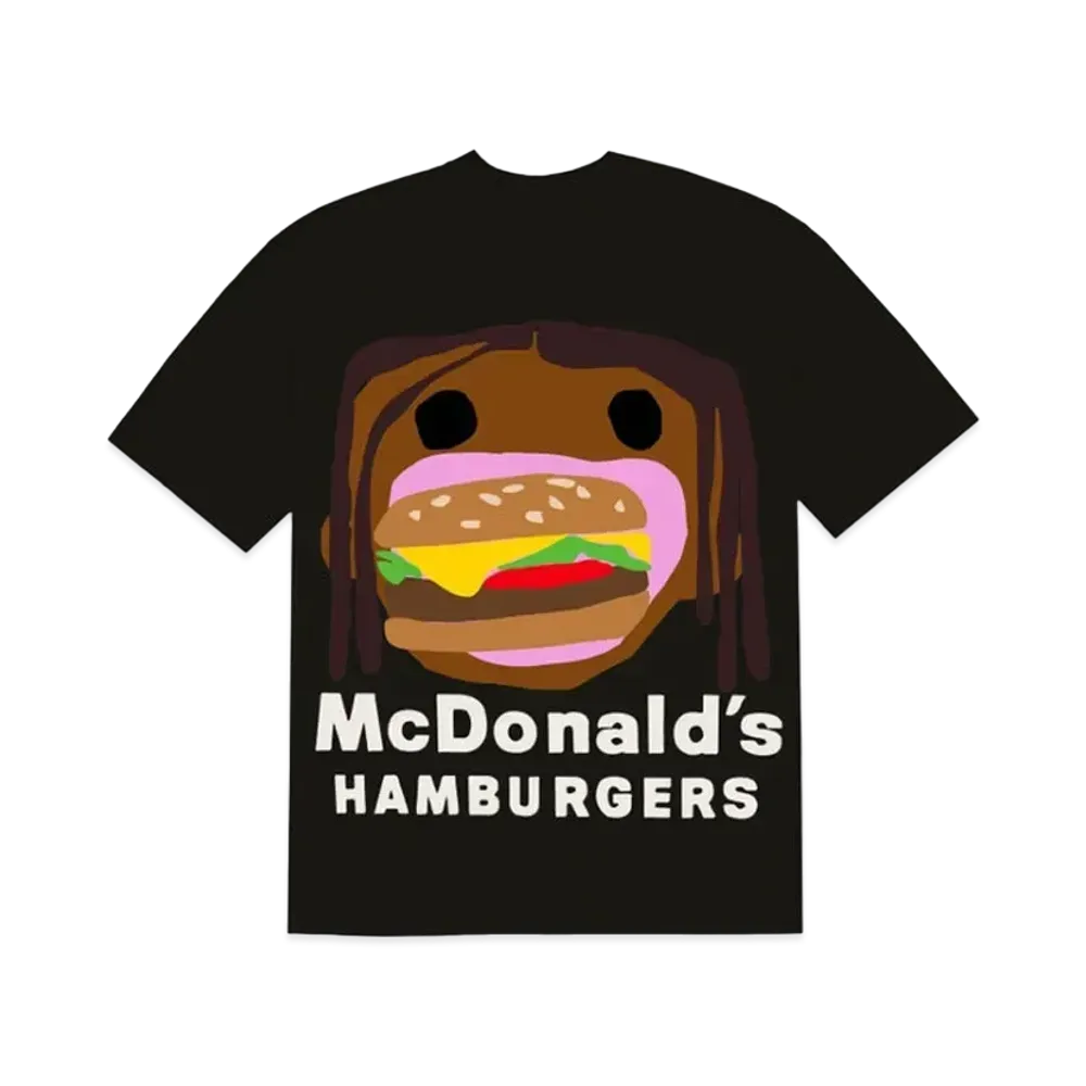 Travis Scott Cactus Jack x CPFM 4 CJ Burger Mouth T-Shirt "Black"