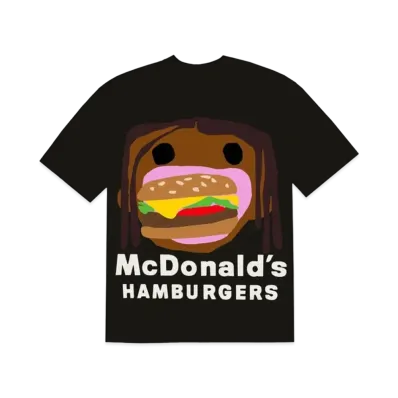 Travis Scott Cactus Jack x CPFM 4 CJ Burger Mouth T-Shirt "Black"