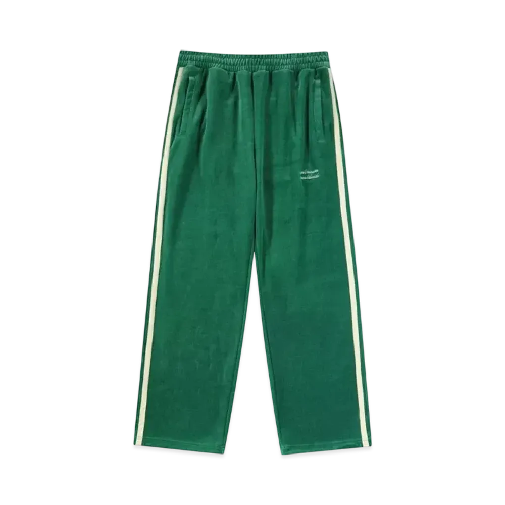 Unknown London Velour Track Pants "Green"