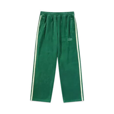 Unknown London Velour Track Pants "Green"