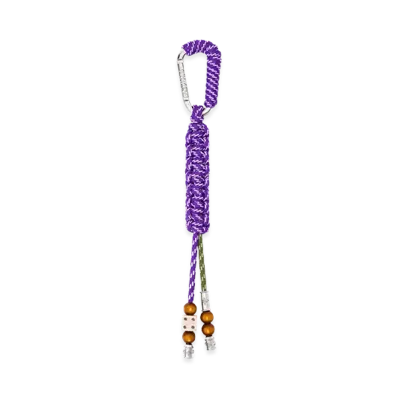 Louis Vuitton Bag Charm LV Mousqueton "Khaki, Purple"