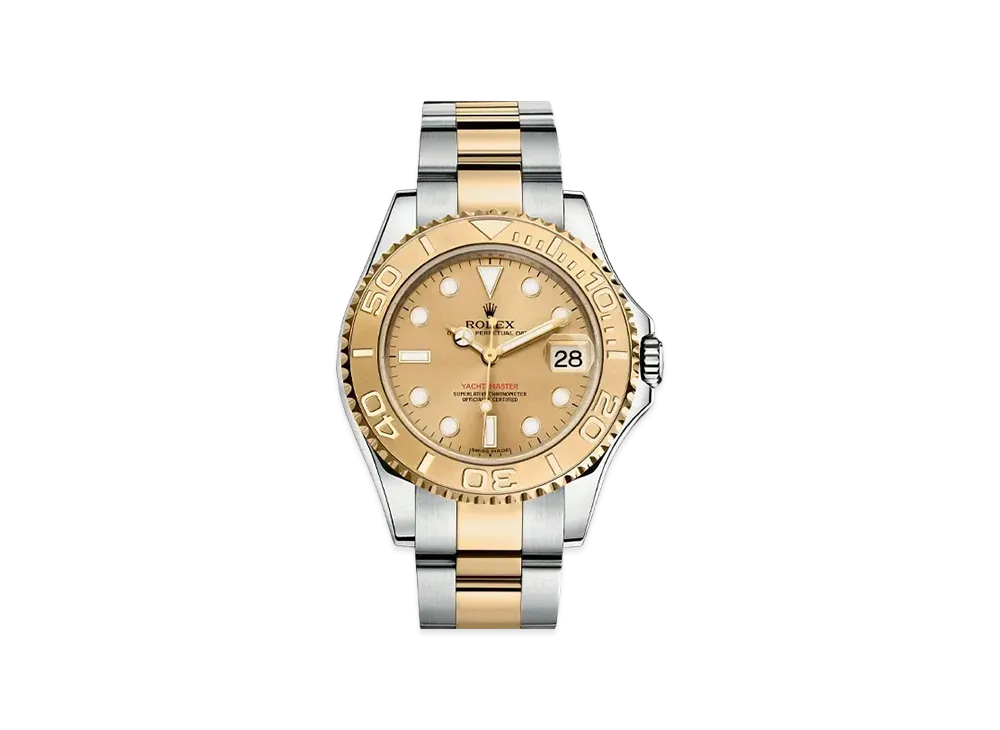 ROLEX Yacht-Master "Champagne/Stainless Steel/Yellow Gold"