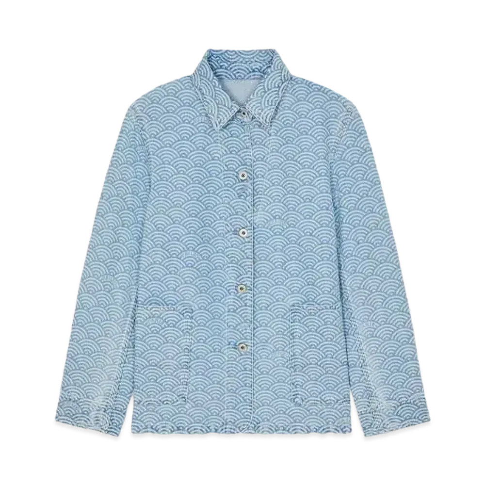 KENZO Workwear Jacket "Stone Bleached White Denim"