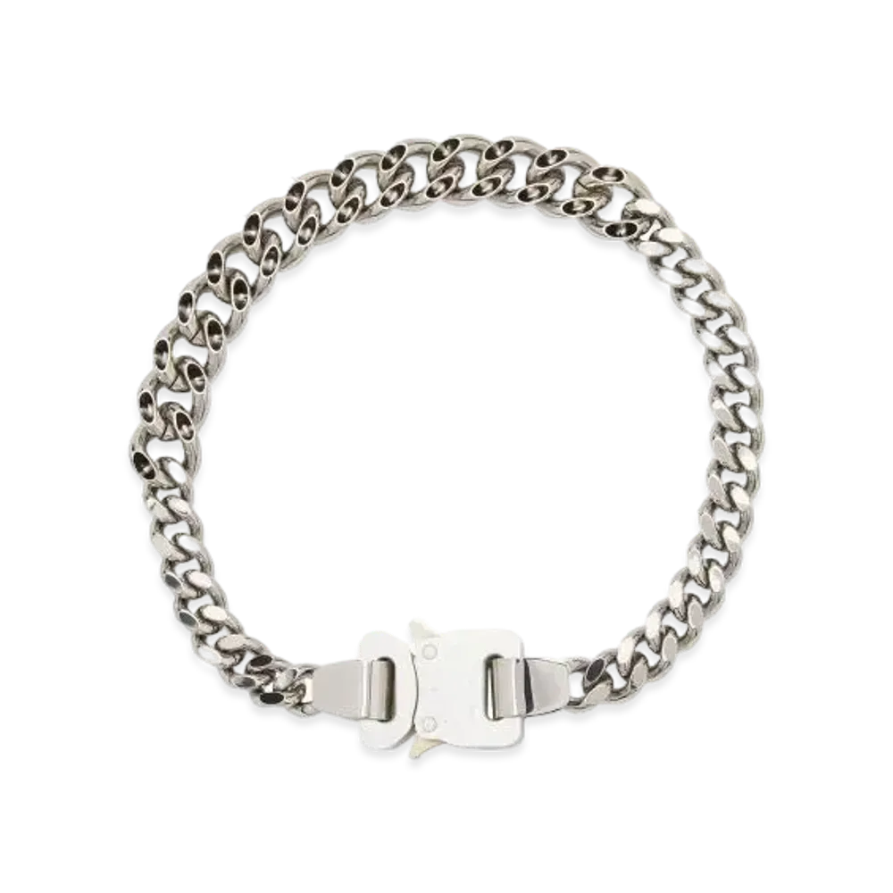 1017 ALYX 9SM Sterling Silver Hero 4X Chain Necklace "Silver "