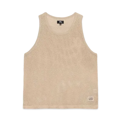 Stussy Big Mesh Tank "Natural"