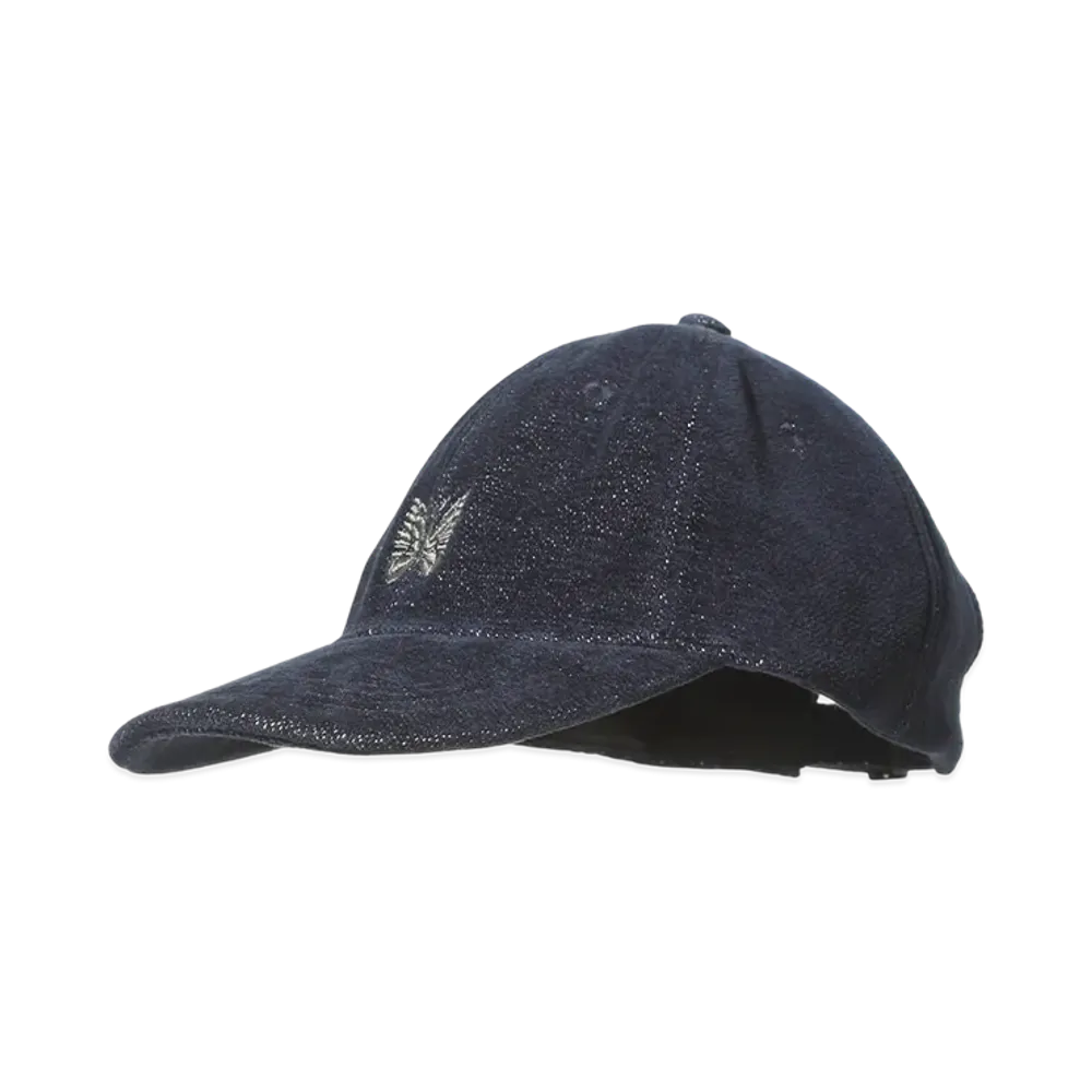 NEEDLES Baseball Cap - Cotton Washi Chenille "Black"