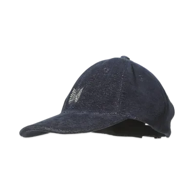 NEEDLES Baseball Cap - Cotton Washi Chenille "Black"
