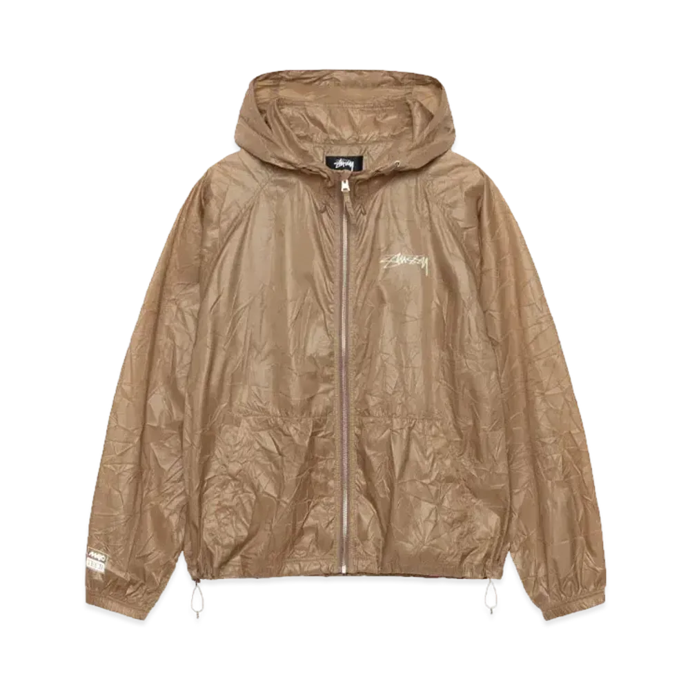 Stussy Beach Shell Wrinkled Nylon "Brown"