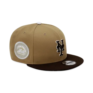 NEW ERA x THE CAP 9Fifty Paisley Block New York Mets "Beige/Brown"