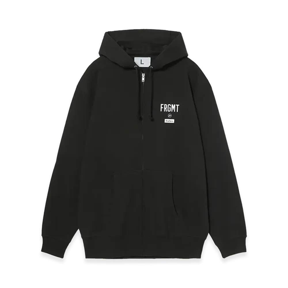 FRAGMENT x Forbes JAPAN Classic Zip Hoodie "Black"
