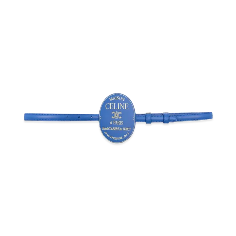 CELINE Women's Capsule Belts Royal "Royal Blue"