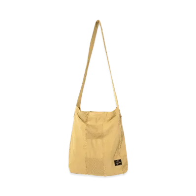 NEEDLES Book Bag - Ripstop Cut Jacquard "Yellow"