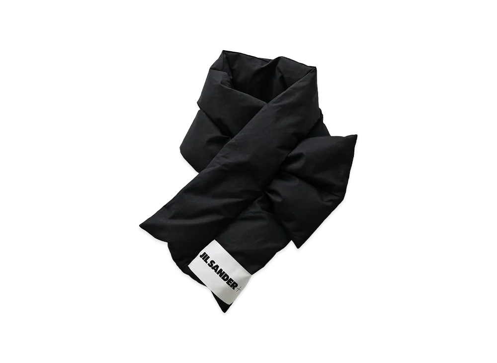 Jil Sander Down Scarf "Black"