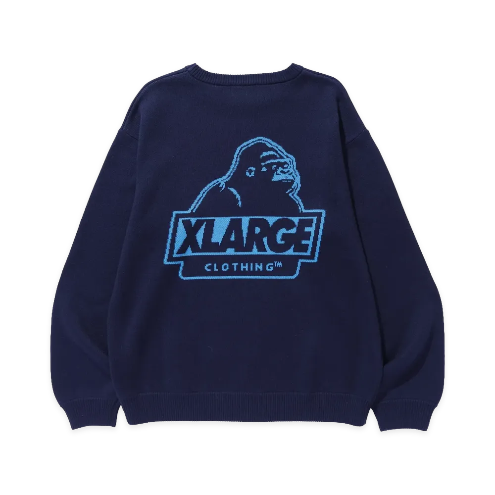 XLARGE OG Crewneck Sweater "Navy"